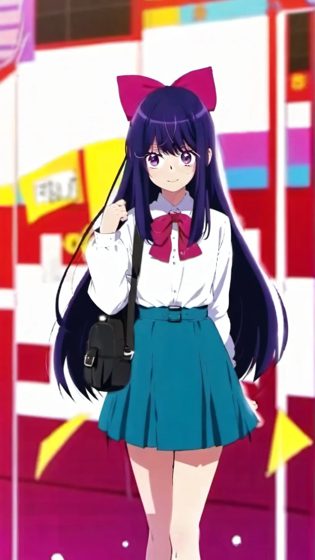 ai character: AI...HOSHINO!!!!!! background