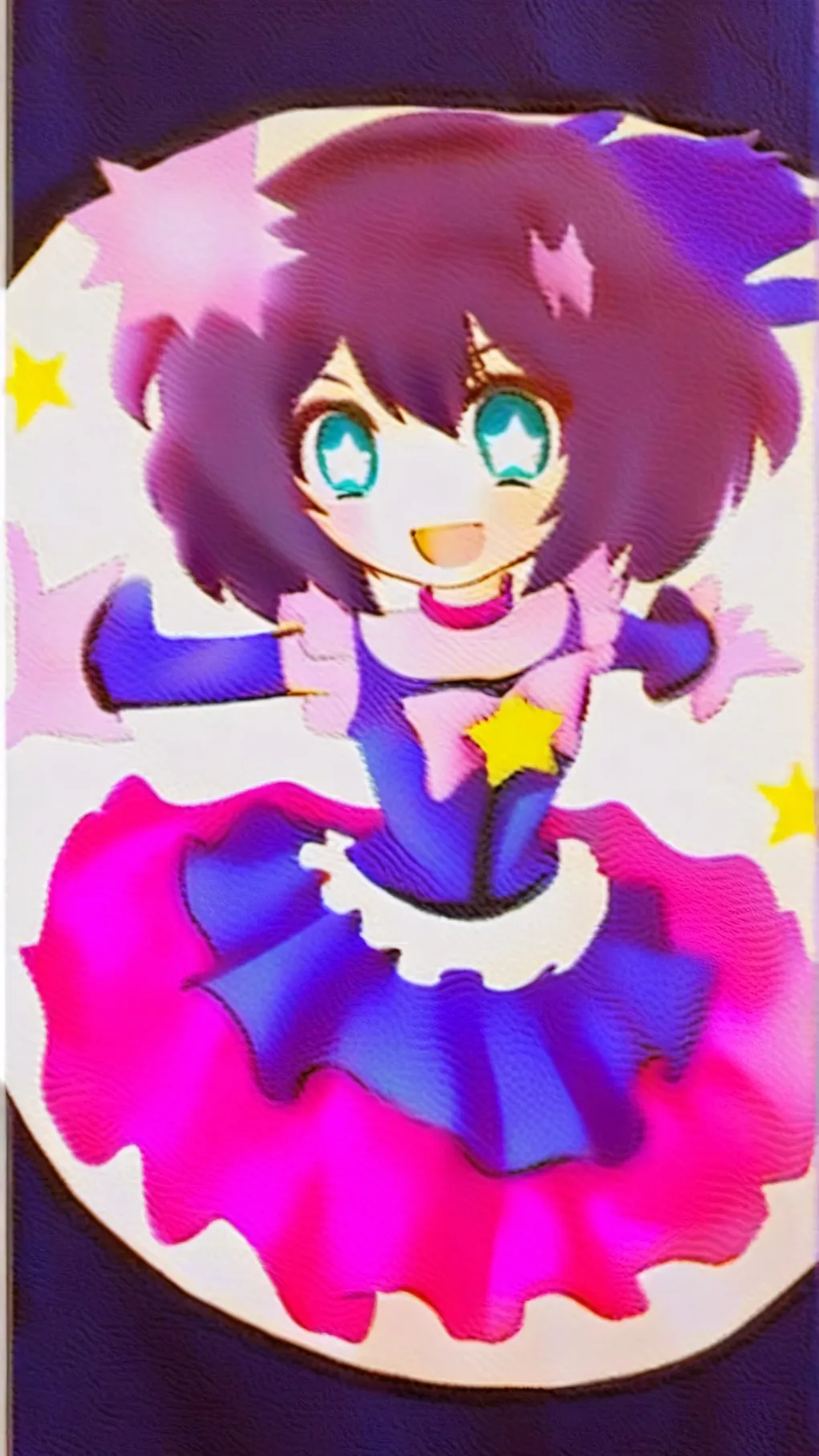 ai character: If Ai lived figure background