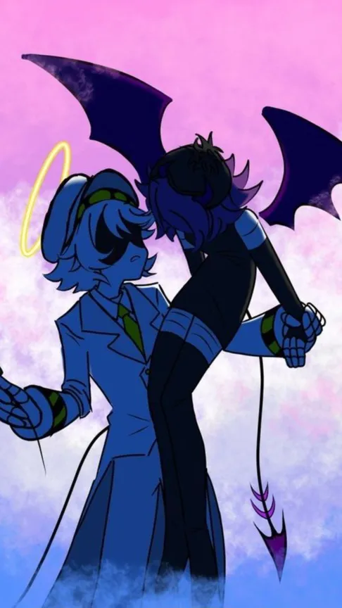 ai character: (Angel) N background