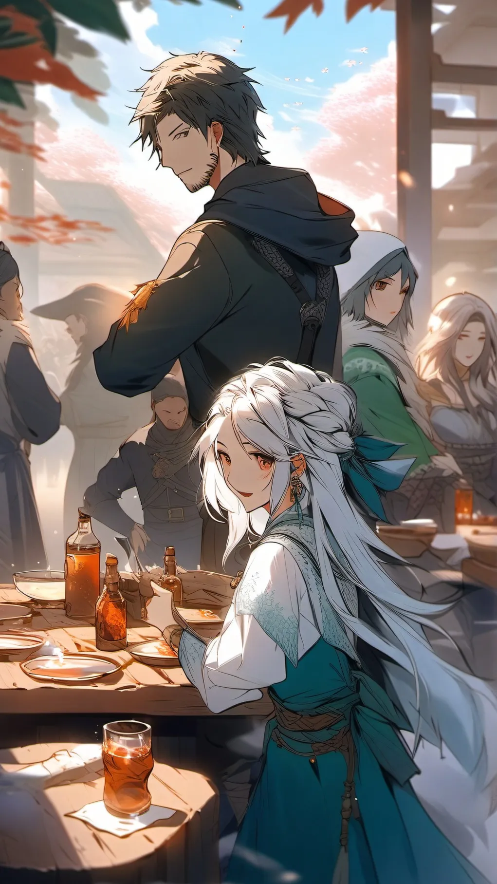 ai character: Dungeon Quest background