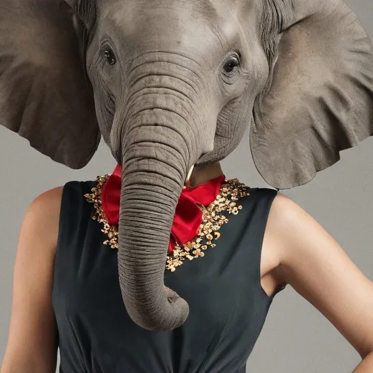 chat with ai character: The elephant woman