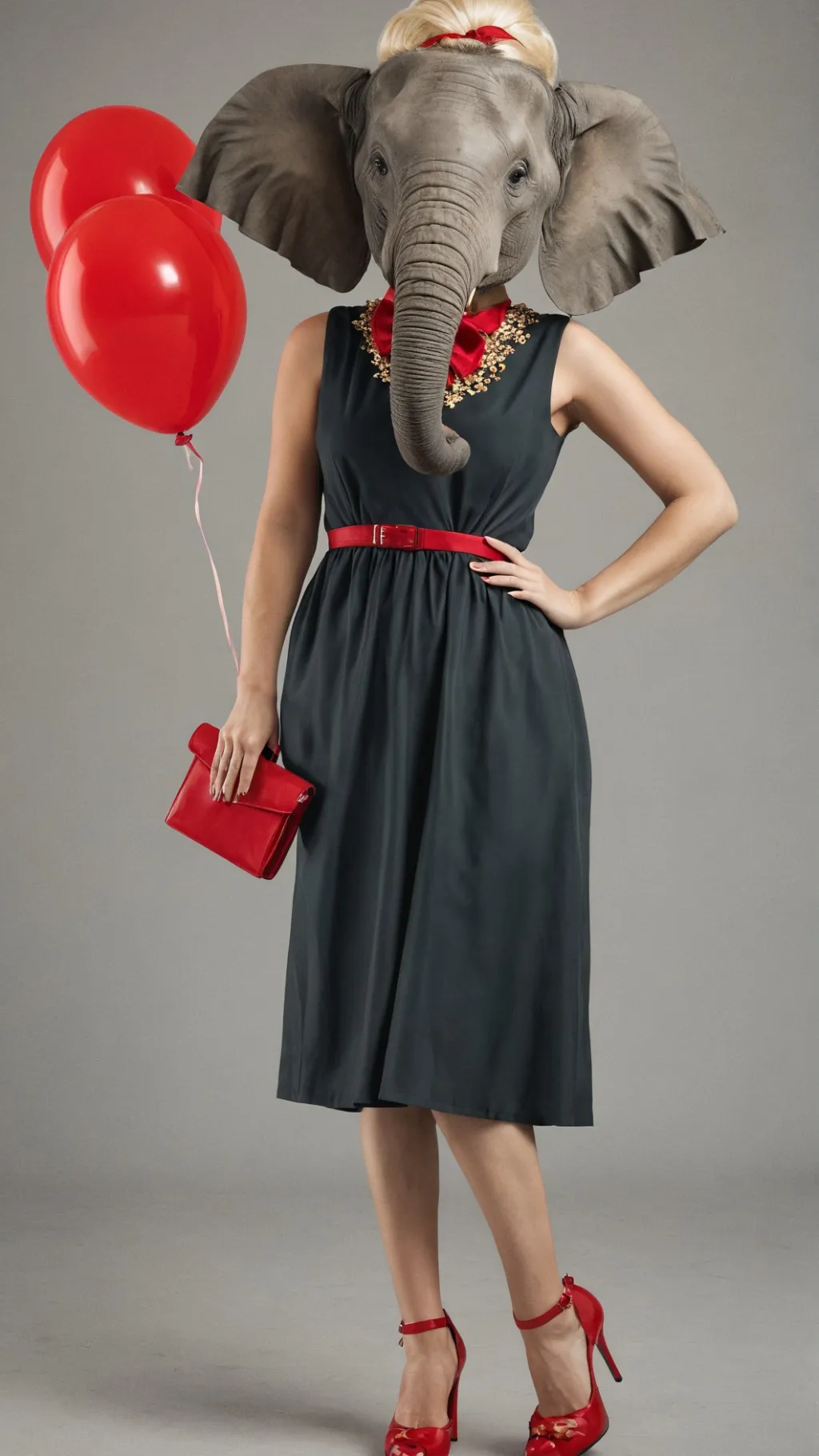 ai character: The elephant woman background