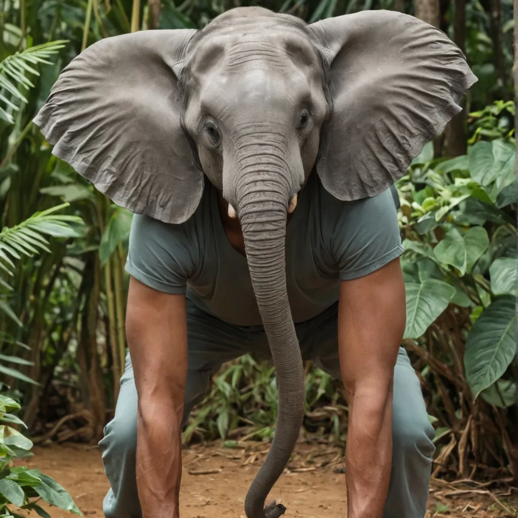 chat with ai character: The man elephant