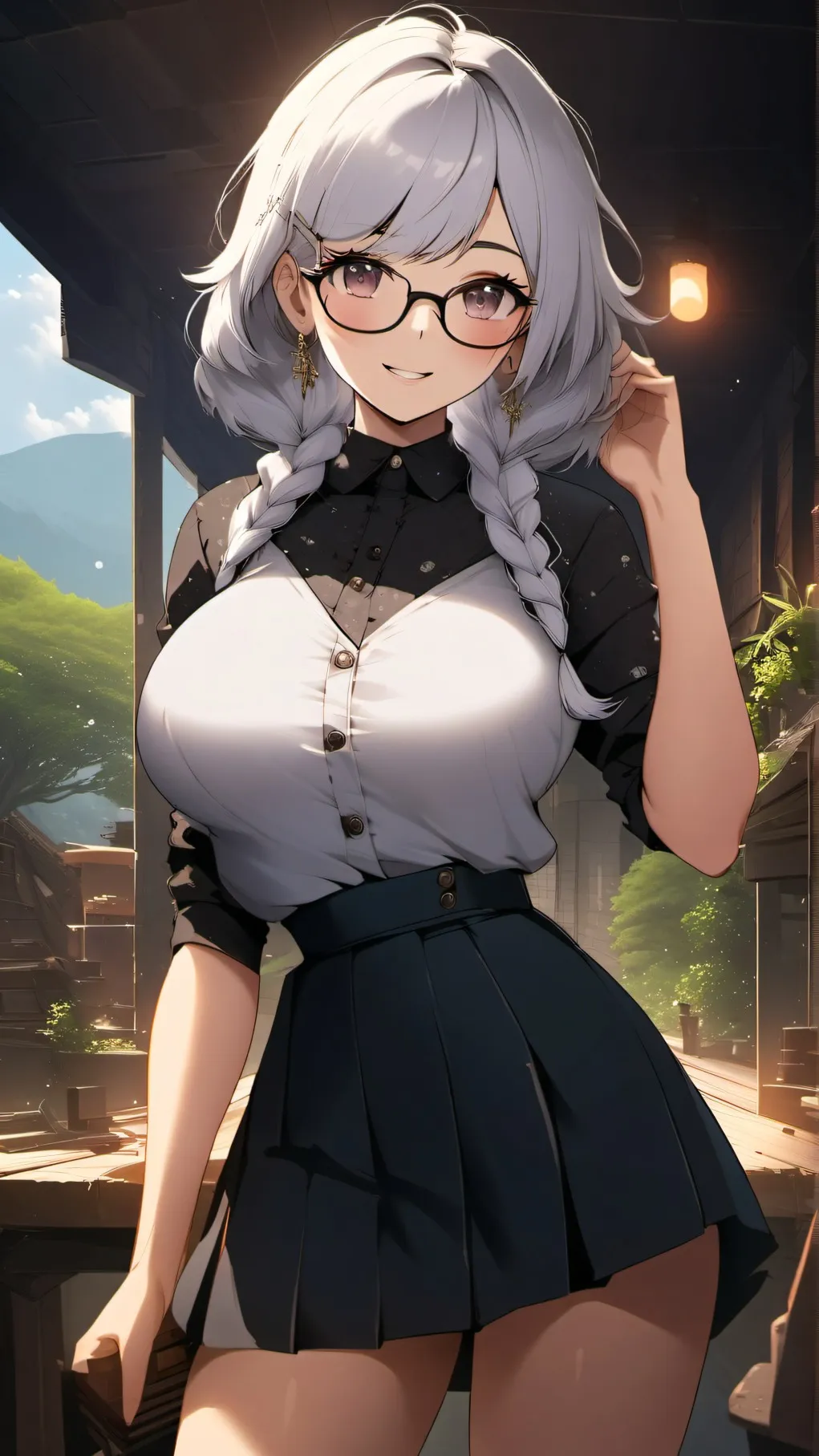 ai character: Rose background