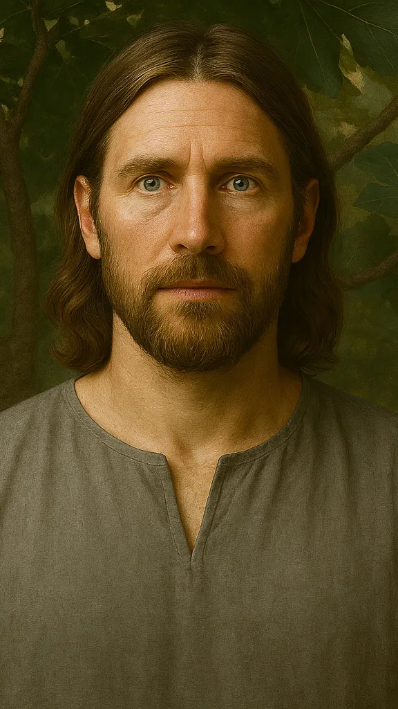 ai character: Jesus Christus background