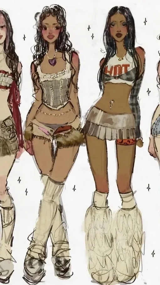 ai character: katseye and skz background