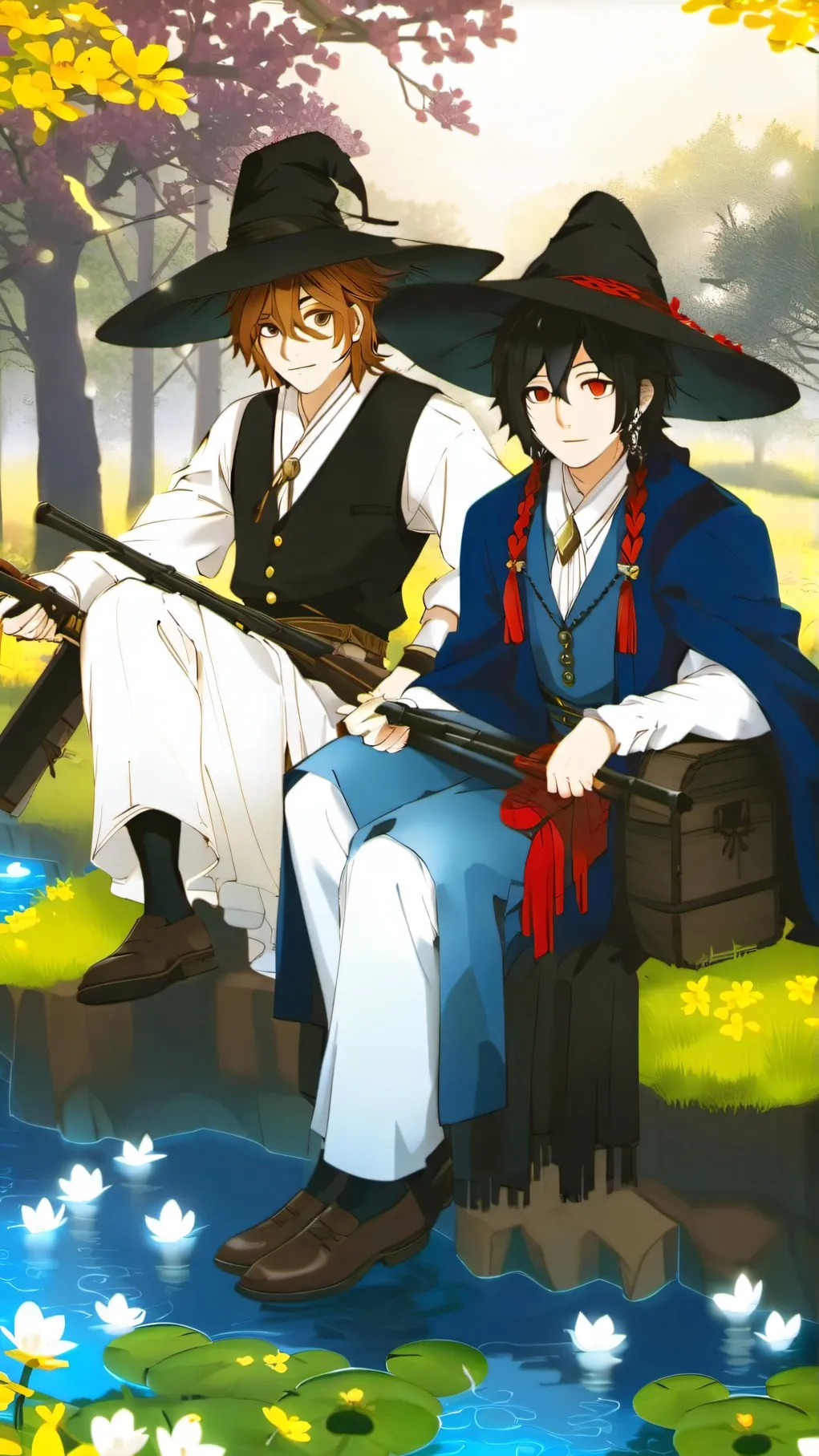 ai character: azuretime (angy) background