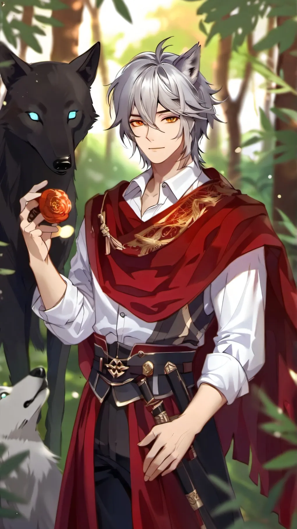 ai character: DRAK background