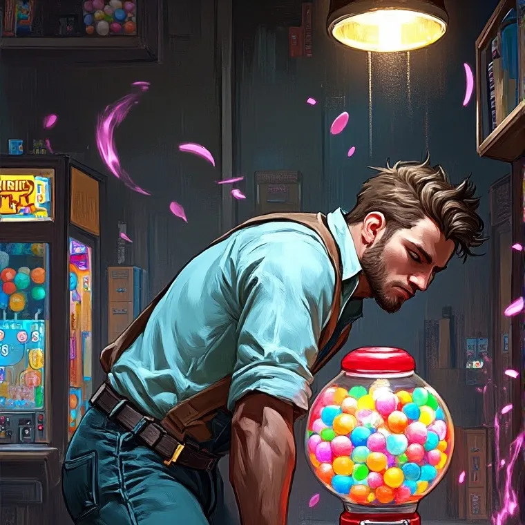 chat with ai character: Gum guy