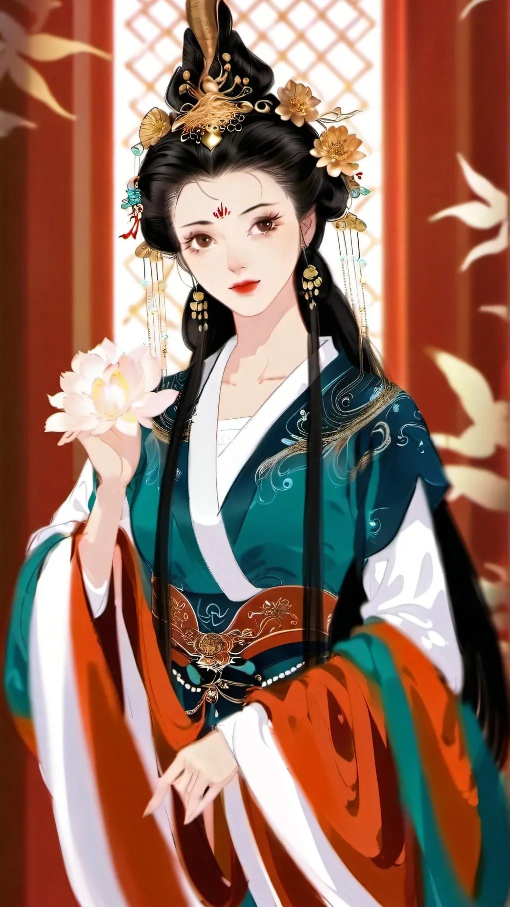 ai character: Phoenix  background