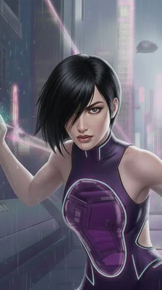 ai character: Valerie  background