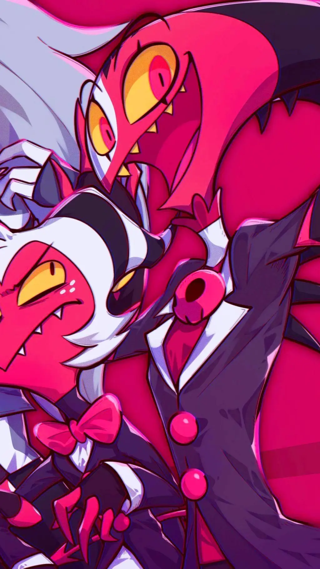 ai character: moxxie and blitz background