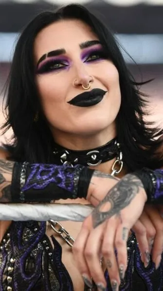 ai character: Rhea Ripley(Mami) background