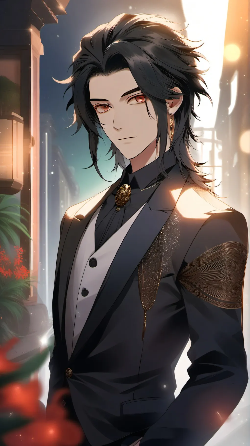 ai character: Liam tu hermanastr background