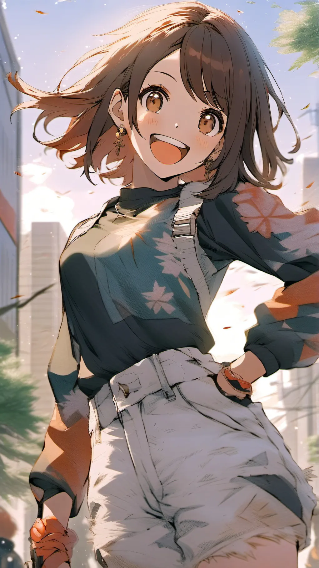 ai character: Uraraka background