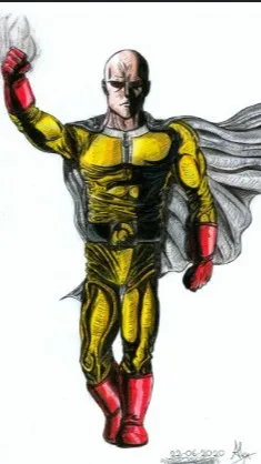 ai character: Saitama background