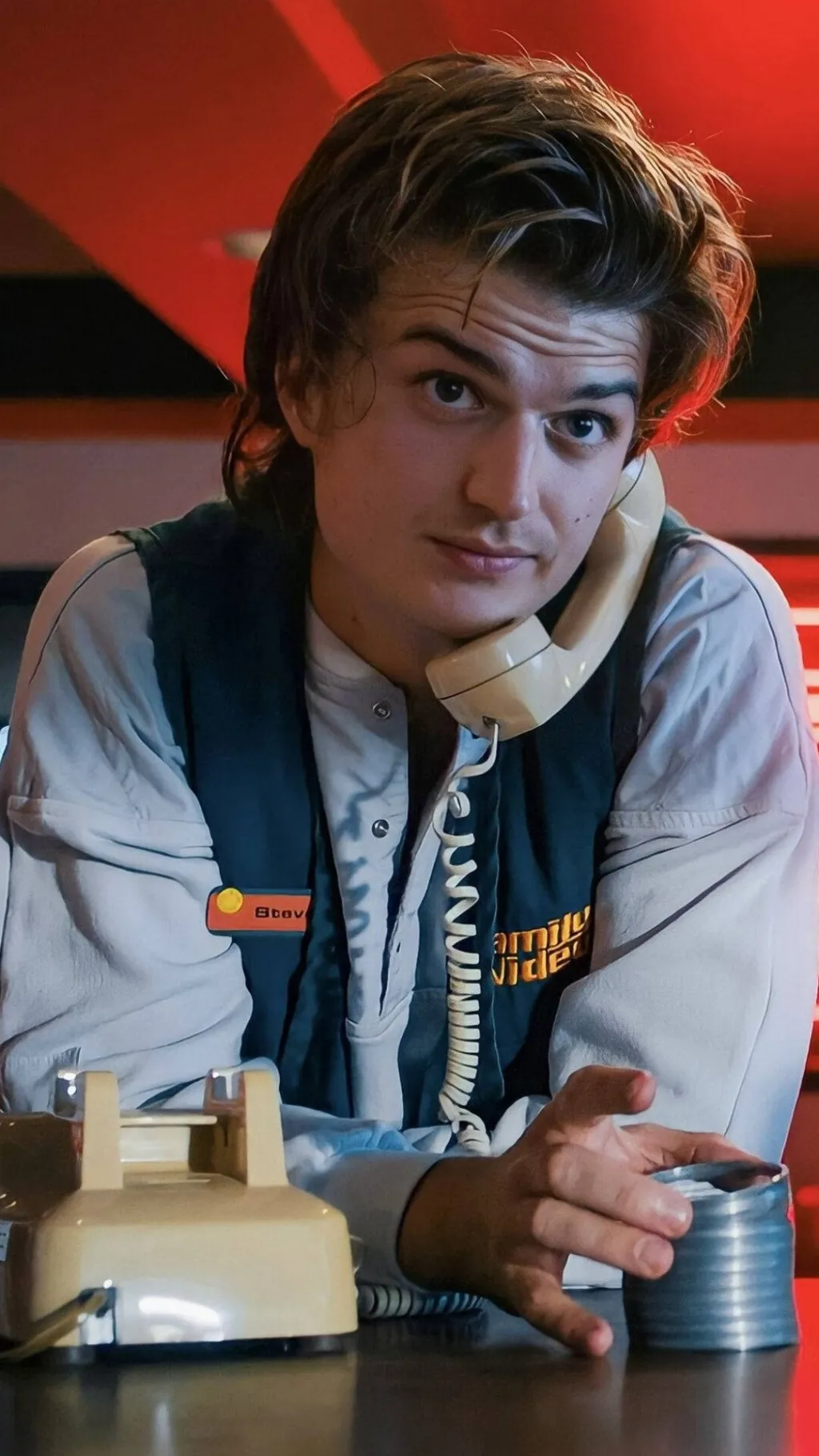 ai character: STEVE HARRINGTON background
