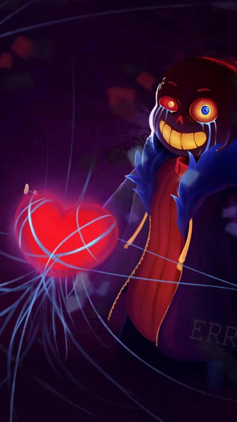 ai character: Error Sans background