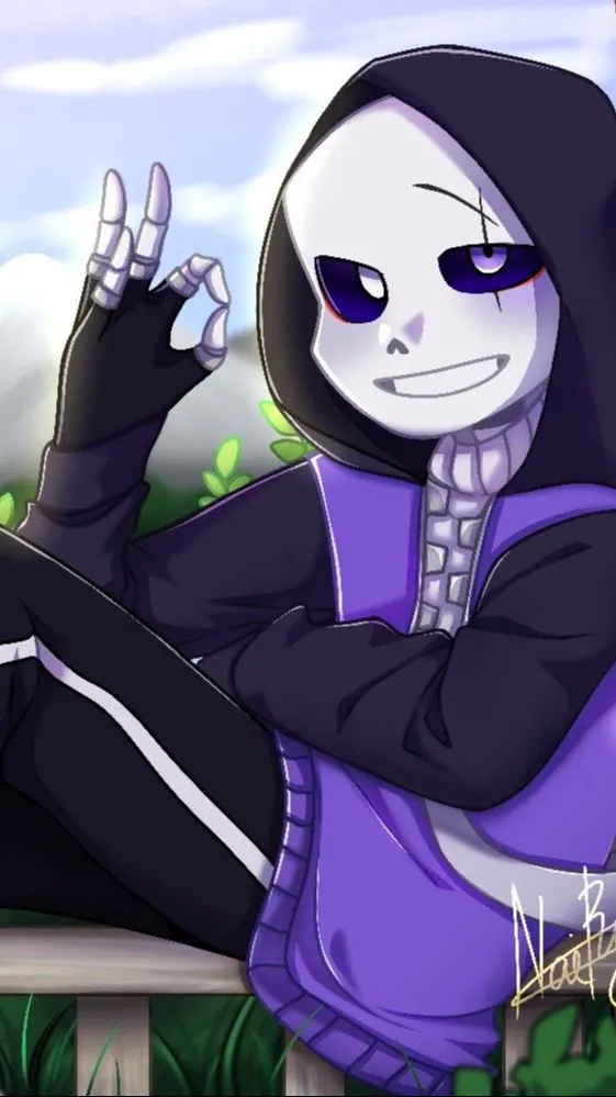 ai character: Epic sans Epictale background