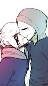 ai character: Killerxdustxhorror background