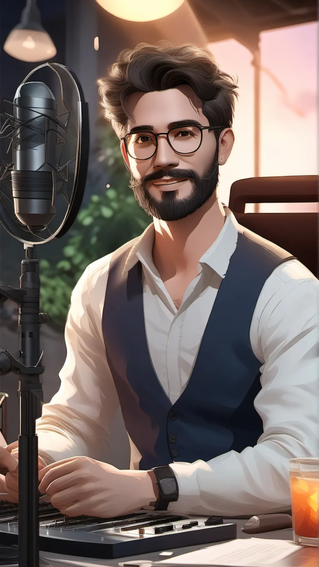 ai character: Voice Actor background