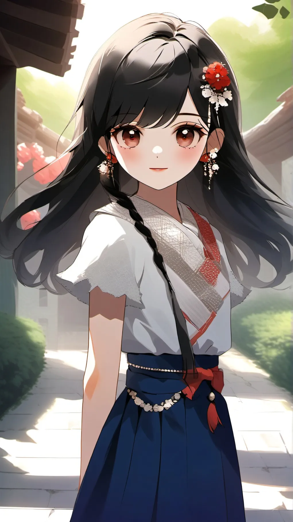 ai character: sky background