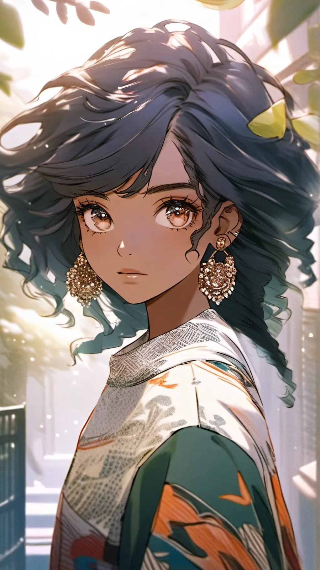 ai character: angel.lotus background