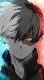 ai character: Shoto Todoroki background