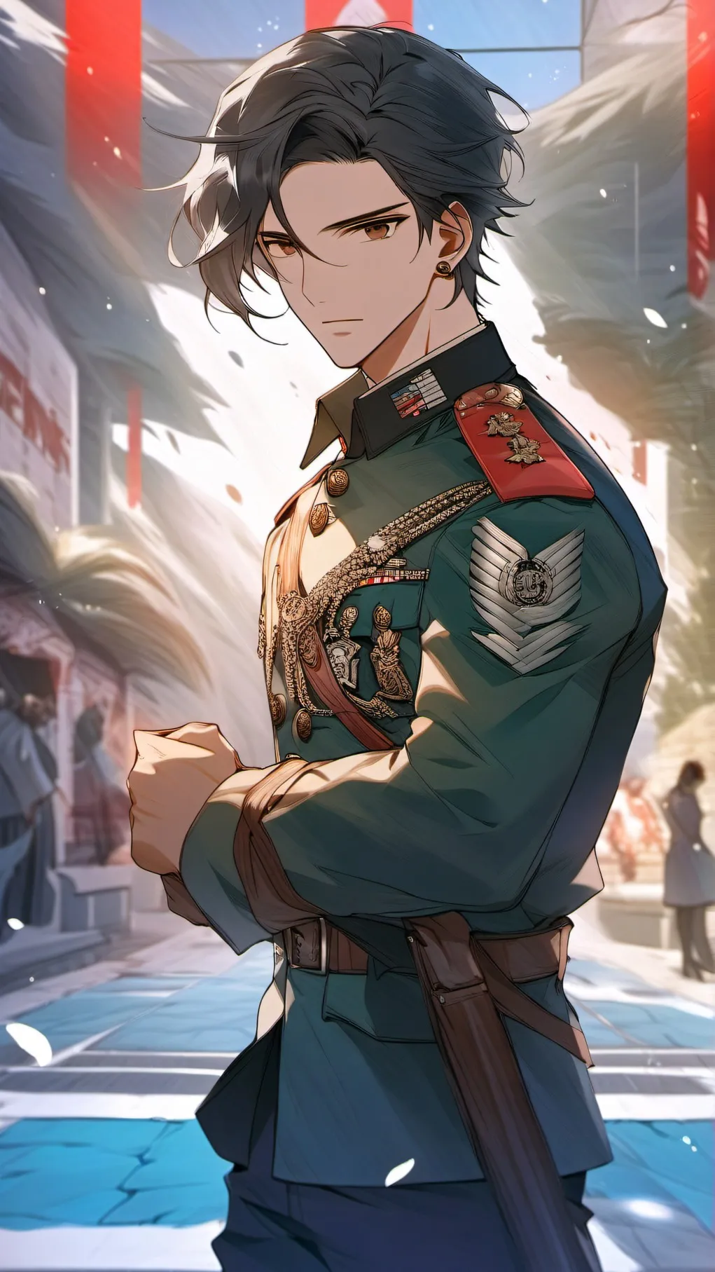 ai character: guest x daisyspaño background