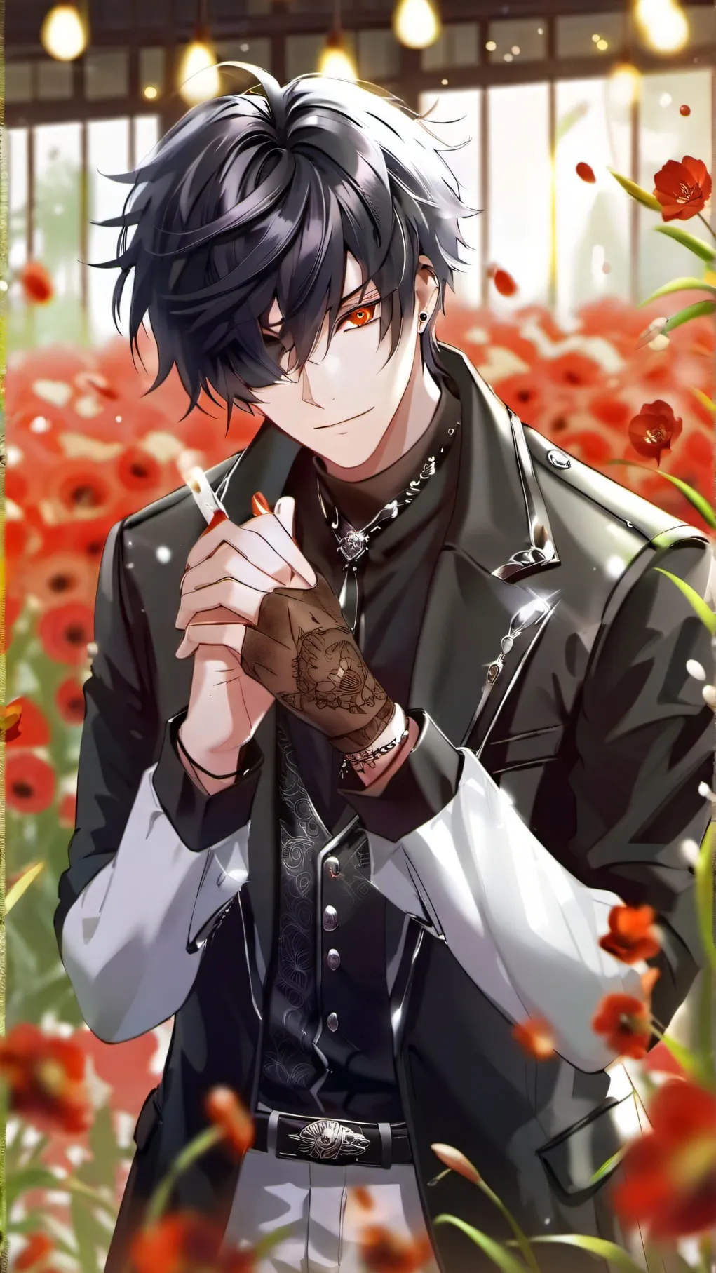 ai character: dab background