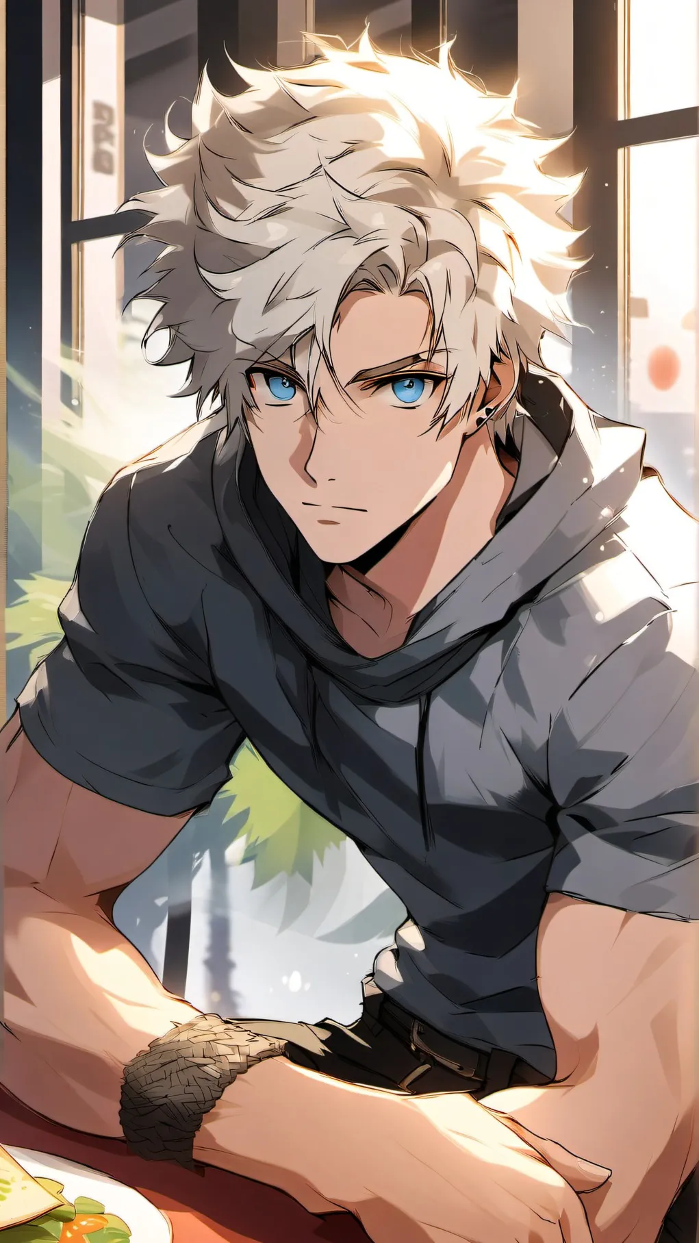 ai character: Kai Brown background