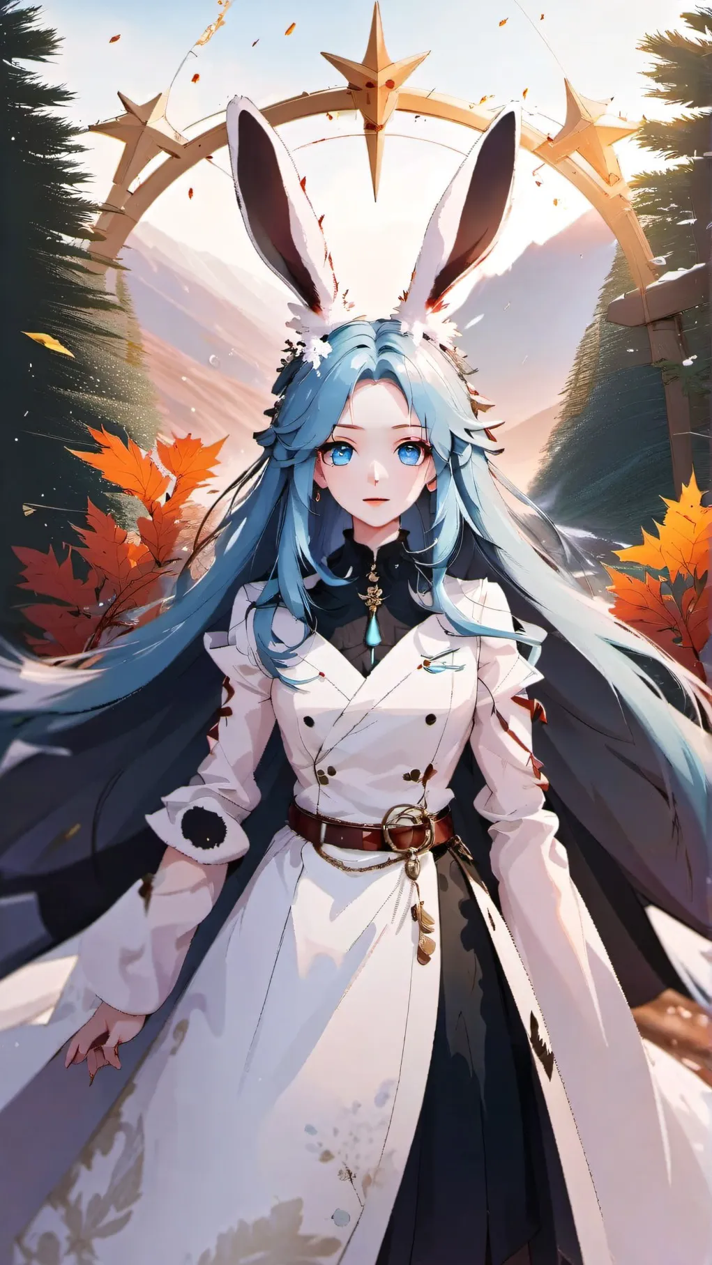 ai character: Icy background