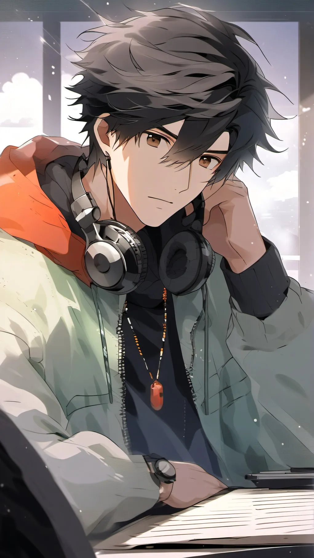 ai character: Axel background