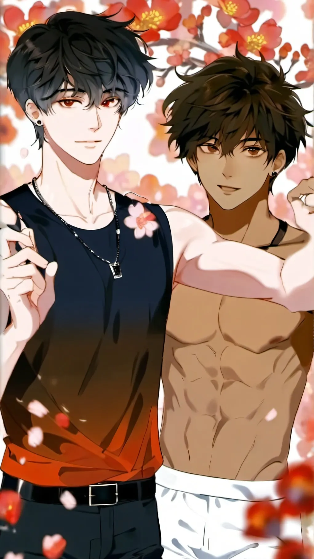 ai character: Justin and james background