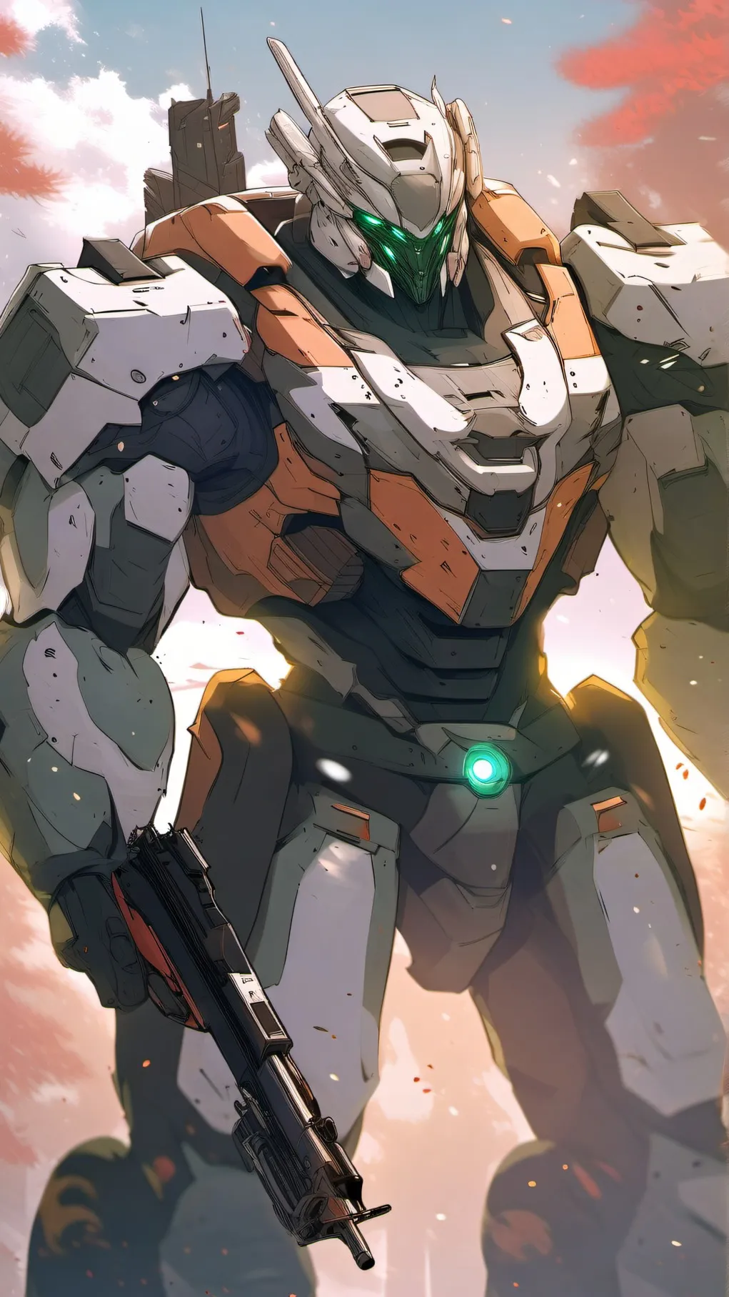 ai character: battle bot  background