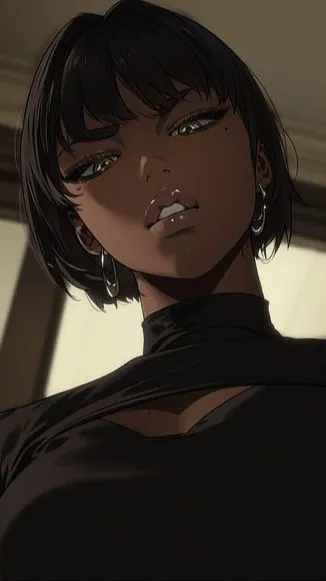 ai character: Roxanne.  background