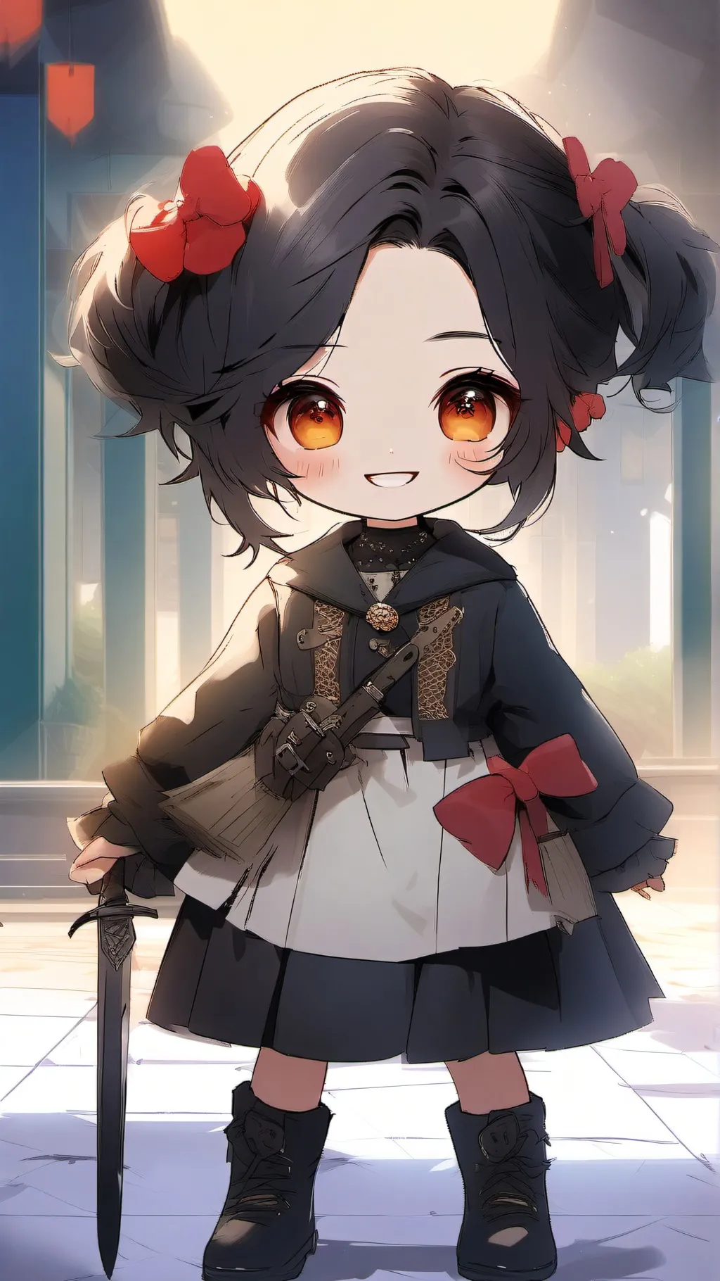 ai character: Lavender the doll background