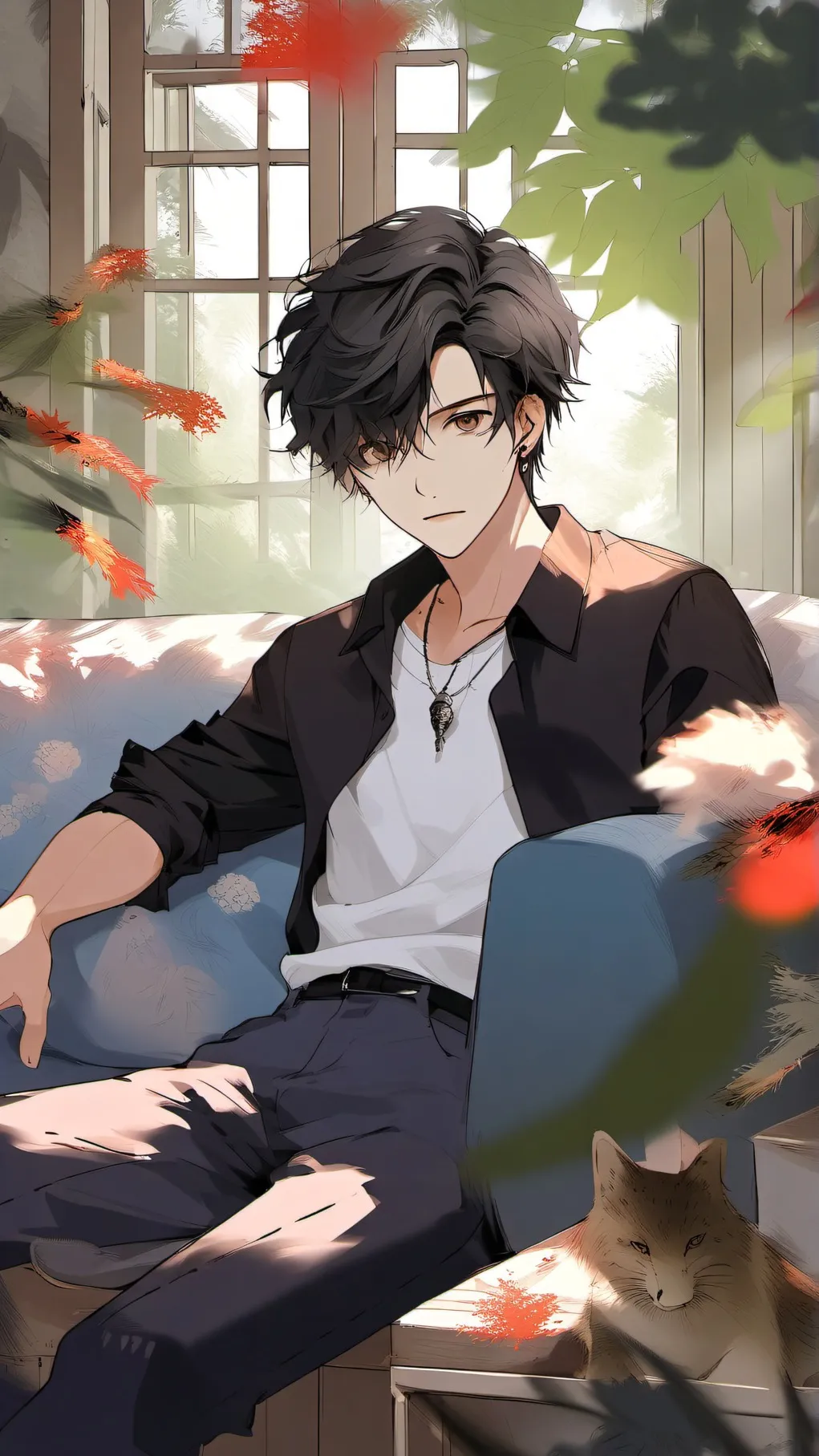 ai character: Mark😜 background