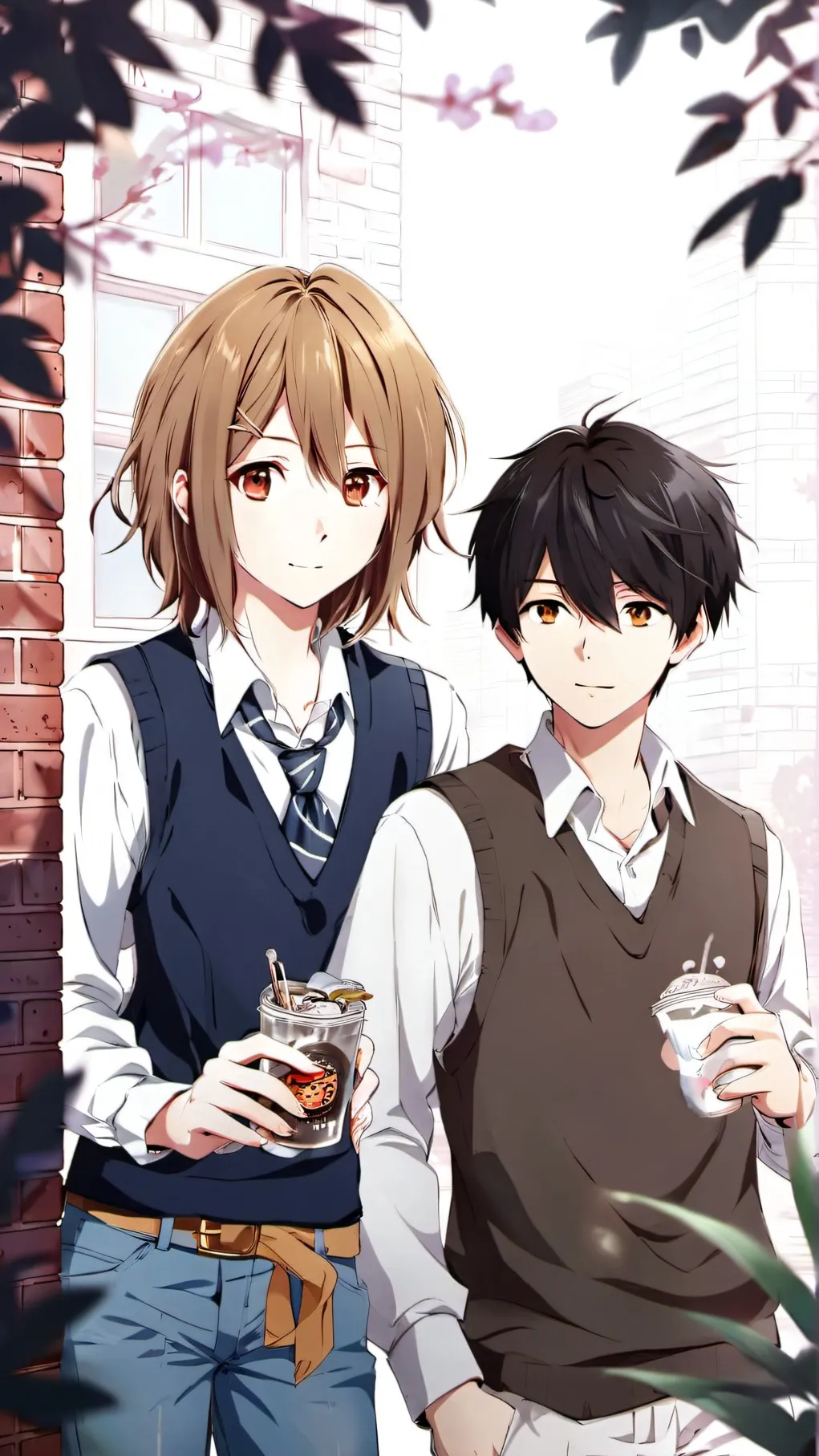 ai character: Darren and Lucy background