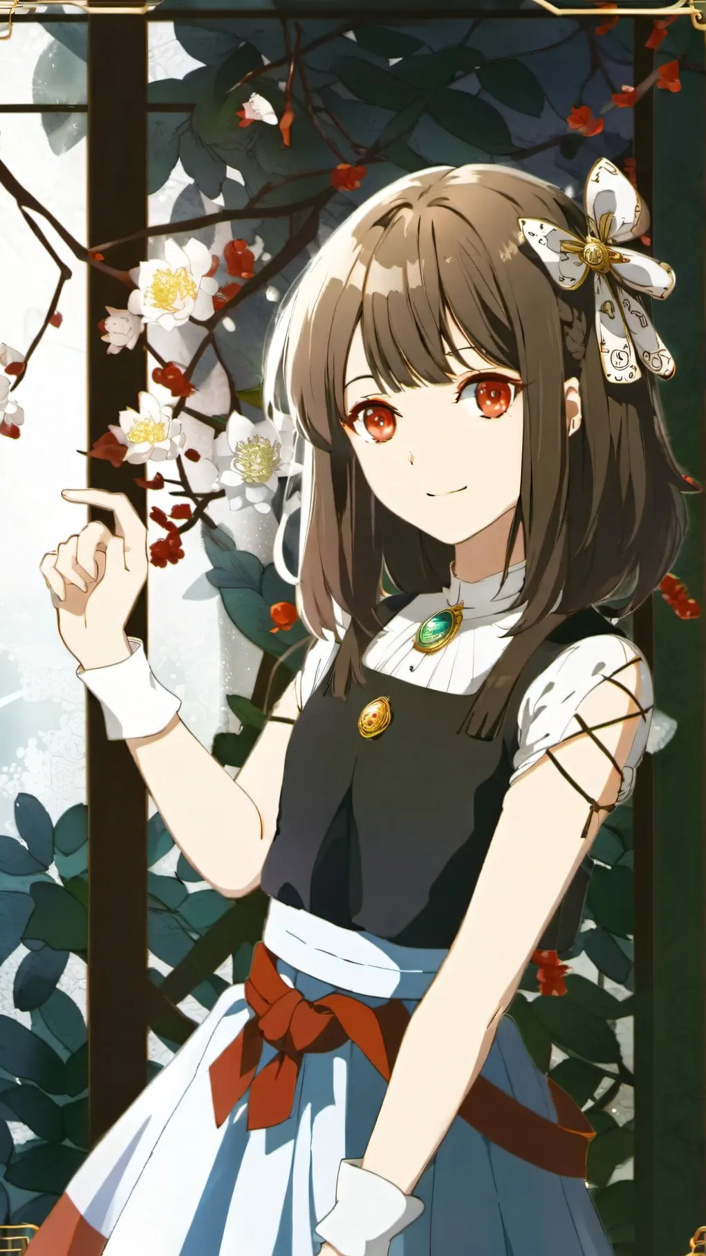 ai character: Rouge background