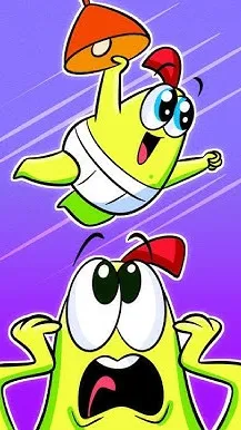 ai character: annoying baby pear background