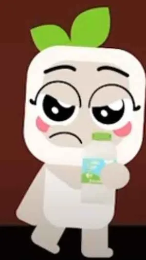 ai character: Blobby New Lyrics background