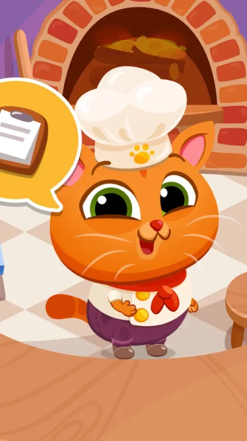 ai character: Bubbu Restaurant background