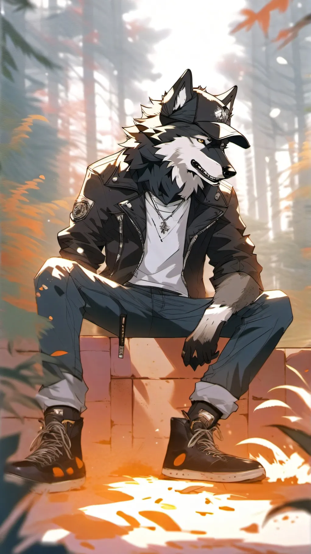 ai character: Space Rider Z background