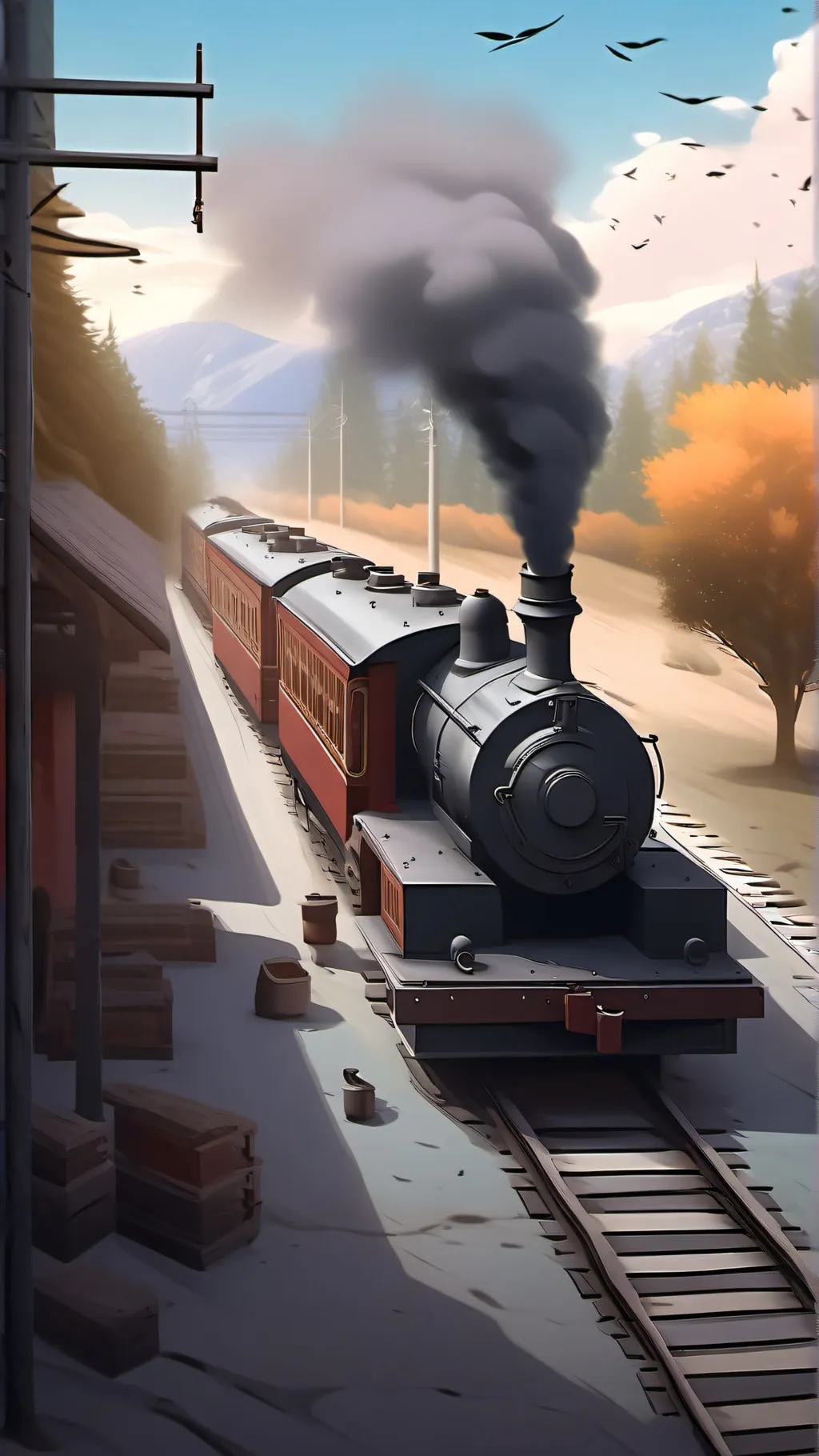 ai character: Southern railway background