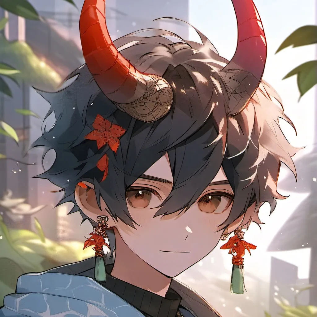 chat with ai character: demon boy