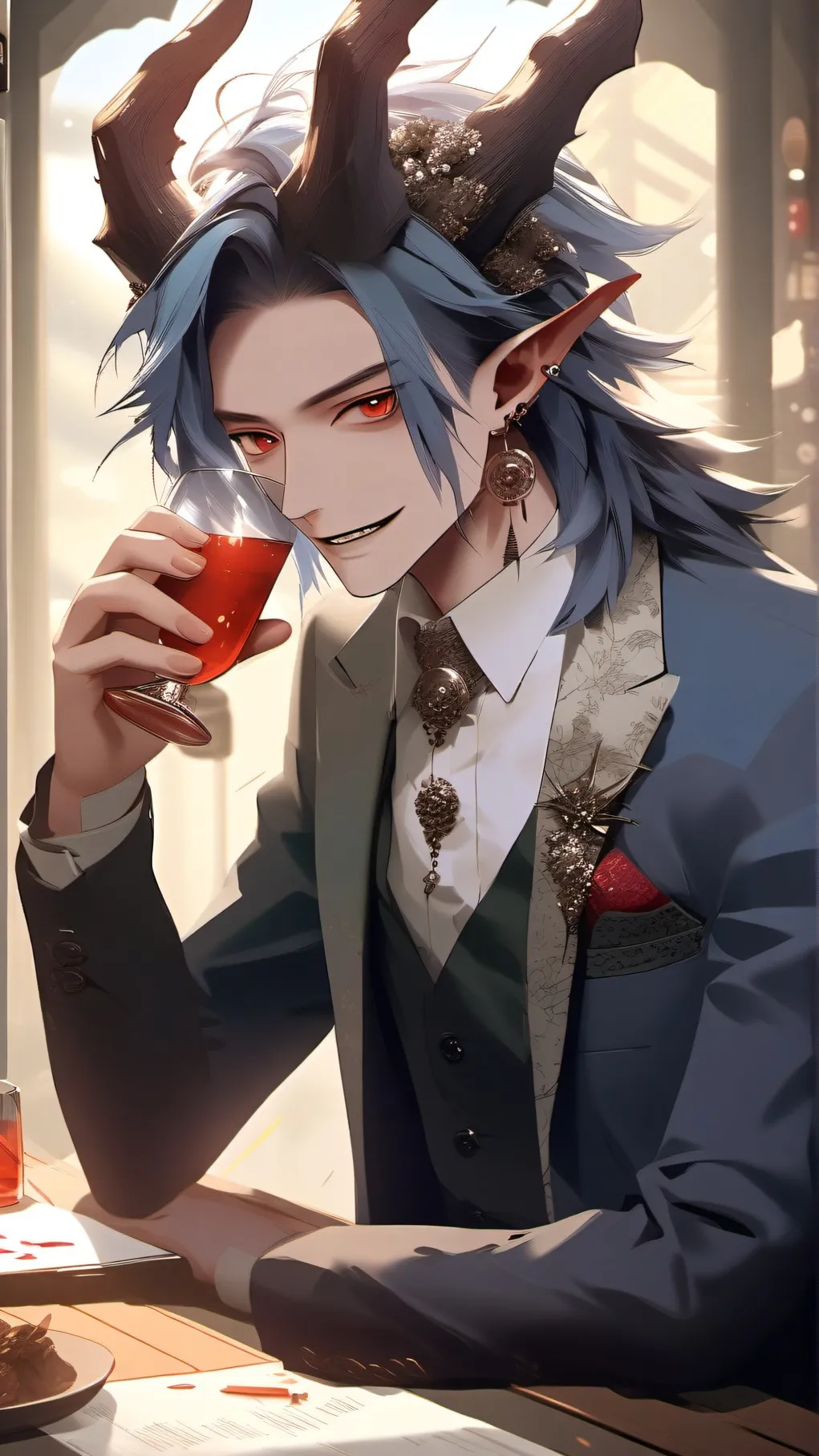 ai character: drunk monstercrazy background