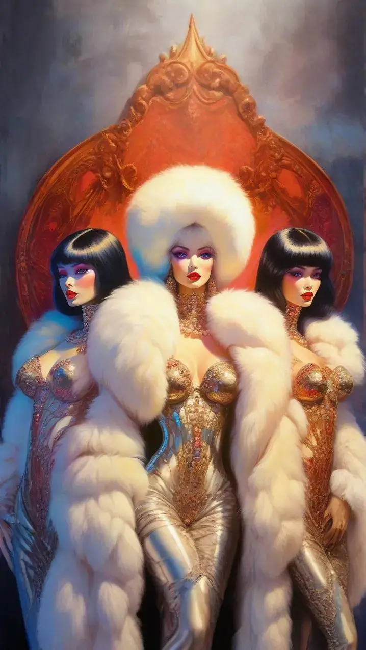 ai character: Fembot Trio background