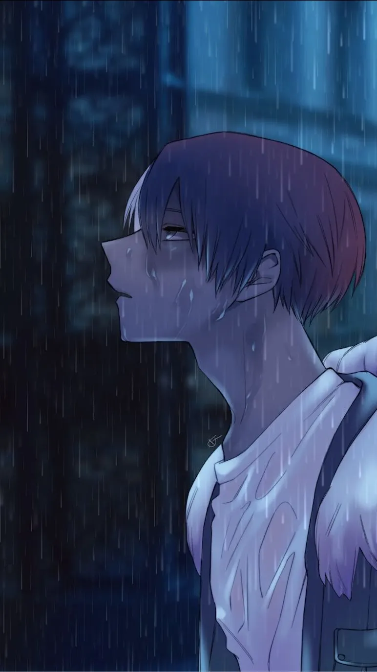 ai character: Todoroki Depressed background