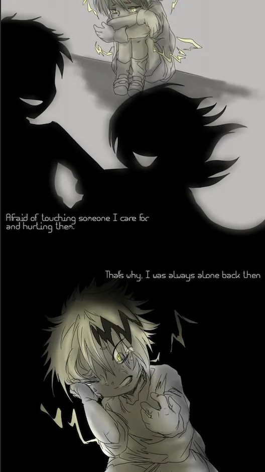 ai character: Sad Denki background